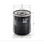 Filtru Ulei Mann Filter W7052 - imagine 2